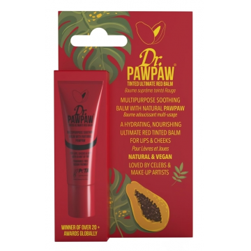 Balsam multifunctional nuanta Red, 10ml, Dr.PAWPAW