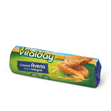 Biscuiti cu cereale integrale si fulgi de ovaz Vitalday, 280g, Gullon