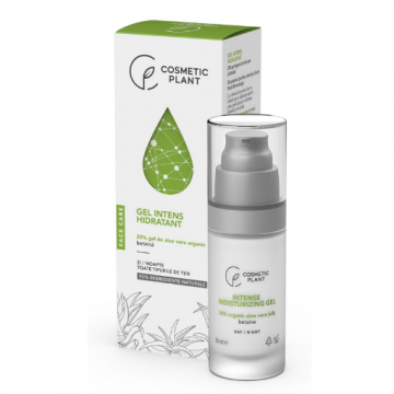 cosmeticplant gel face care intens hidratant aloe 30ml
