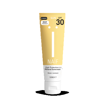 Crema cu protectie solara minerala SPF30 pentru adulti, 100ml, Naif