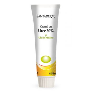 Crema cu uree 30% si ulei de masline Santaderm, 50ml, Vitalia