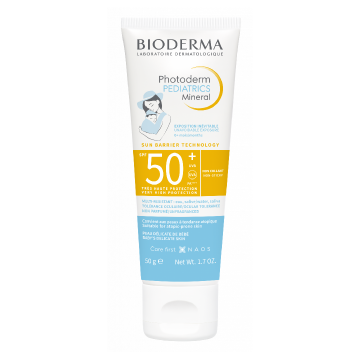 Crema minerala protectie solara Photoderm Pediatrics, SPF50+, 50g, Bioderma