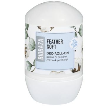 Deodorant natural cu ulei de bumbac si panthenol Feather Soft, 50ml, Biobaza