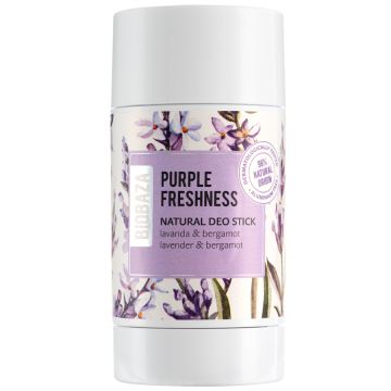 Deodorant stick natural fara aluminiu cu lavanda si bergamota Purple Freshness, 50ml, Biobaza