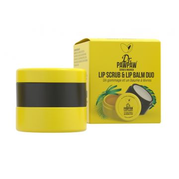 Exfoliant & balsam pentru buze, 16ml, Dr.PAWPAW
