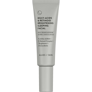 Exfoliant facial hidratant Multi Acids & Retinoid Brightening Sleeping Facial, 50ml, Allies of Skin