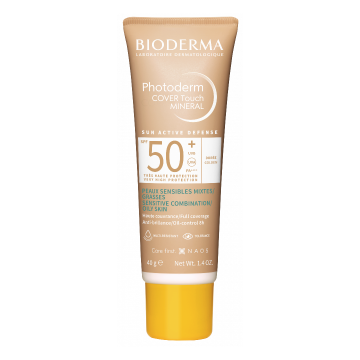 Fluid Cover Touch Photoderm, SPF50+, nuanta aurie, 40 g, Bioderma