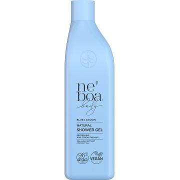 Gel de dus natural Blue Lagoon, 300ml, Neboa