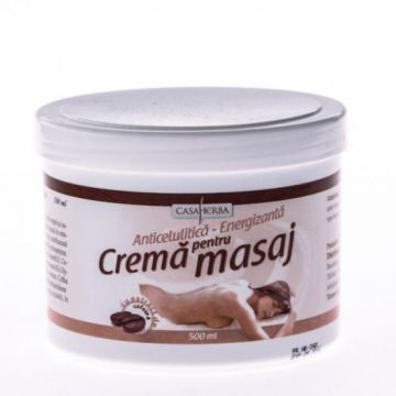 interherb crema pentru masaj (cofeina) 500ml