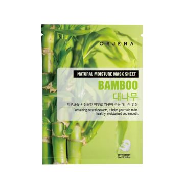 Masca Natural Moisture Bamboo Sheet Mask, 25ml, Orjena