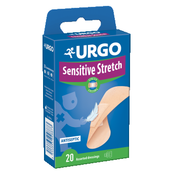 Plasturi flexibili multiextensibili Sensitive, 20 bucati, Urgo