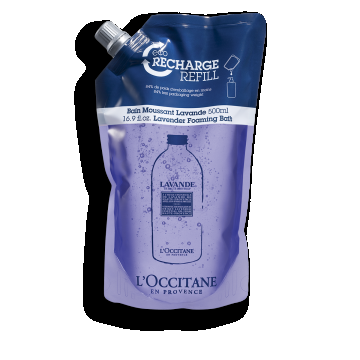 Rezerva Spumant pentru baie cu extract de lavanda, 500ml, L'Occitane