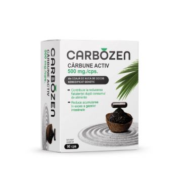 Rotta Natura Carbozen carbune activ 500mg - 90 capsule