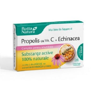 rotta natura propolis+vit. c nat.+miere ctx30 cpr masticabile