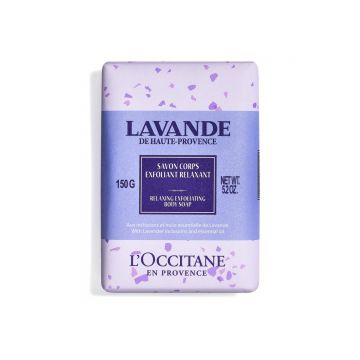 Sapun exfoliant cu lavanda, 150g, L'Occitane