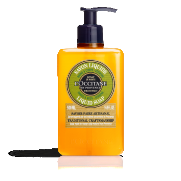 Sapun lichid cu Shea & Verbina format mare, 500ml, L'Occitane