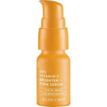 Ser de fata pentru iluminare si fermitate 20% Vitamin C, 8ml, Allies of Skin