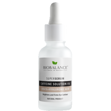 Serum Contur Ochi cu Cafeina 5% + EGCG + Acid Hialuronic, 30ml, Bio Balance