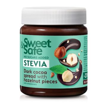 sweet safe crema intensa cacao alune si stevie 220g
