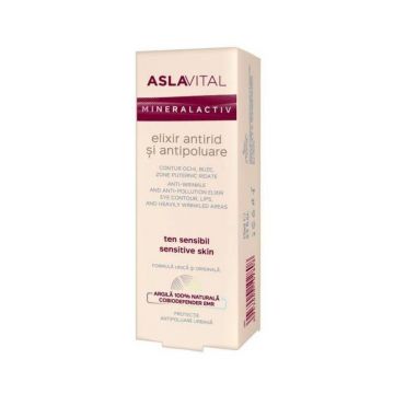 Elixir antirid si antipoluare Mineralactiv, 15 ml, AslaVital