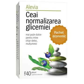 Alevia Ceai normalizarea glicemiei, 40 plicuri