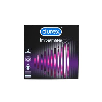 Durex Prezervative Intense Orgasmic, 3 bucati