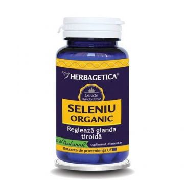 Seleniu organic, 30 capsule, Herbagetica