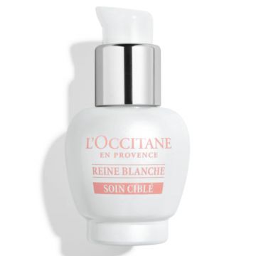 Crema de noapte pentru reducerea petelor pigmentare Reine Blanche Targeted Dark Spot, 15ml, L'Occitane