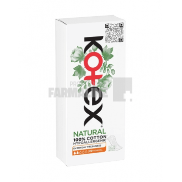 Kotex Natural Absorbante zilnice Normal 20 bucati