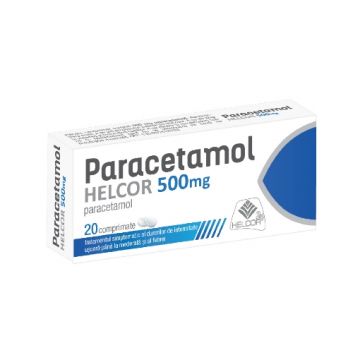 Paracetamol 500mg - 20 comprimate Helcor