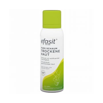 Spuma hidratanta pentru picioare, 10% uree, 125 ml, Efasit