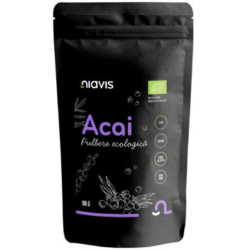 Acai pulbere ecologica, 50g, Niavis