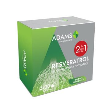 adams vision resveratrol 50mg ctx30 cps 1+1 promo