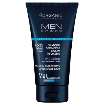 After shave hidratant Men Power, 150ml, 4Organic