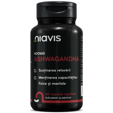 Ashwagandha Extract 400mg, 60 capsule, Niavis