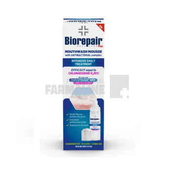 Biorepair Plus Apa - Spuma cu complex antibacterian pentru igiena orala 200 ml