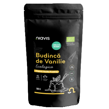 Budinca de vanilie fara gluten, 100g, Niavis