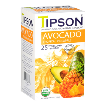 Ceai Eco avocado & ananas, 25 plicuri, Tipson