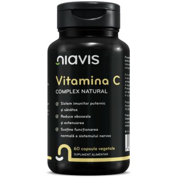 Complex natural de Vitamina C, 60 capsule, Niavis