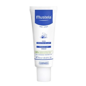 Crema impotriva crustelor de lapte, Mustela (Concentratie: Crema, Gramaj: 40 ml)