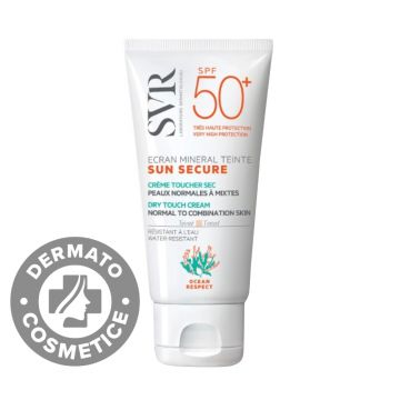 Crema nuantatoare pentru piele normala si mixta cu SPF 50+ Sun Secure, 50ml, SVR