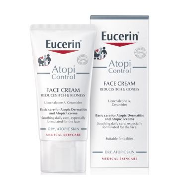 Crema pentru fata AtopiControl Eucerin, 50 ml