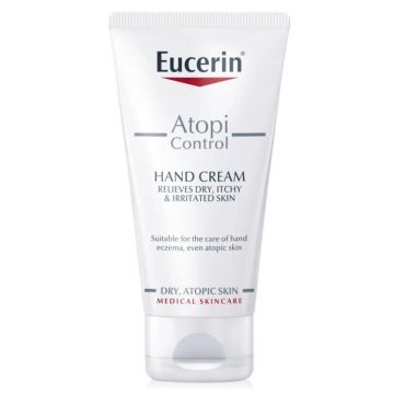 Crema pentru maini AtopiControl Eucerin, 75 ml