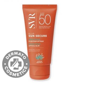 Crema tip spuma fara parfum pentru protectie solara SPF 50+ Sun Secure, 50ml, SVR