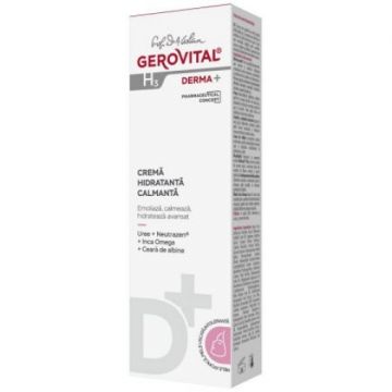 gerovital h3 derma+ crema hidratanta calmanta 50ml