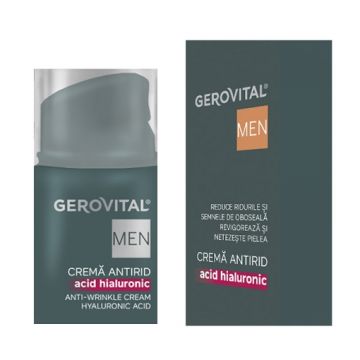 gerovital men crema antirid acid hialuronic 30ml 3550