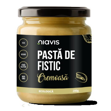 Pasta de fistic cremoasa, 200g, Niavis