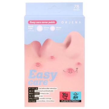 Plasturi pentru acnee Easy Care Cover Patch, 78 bucati, Orjena