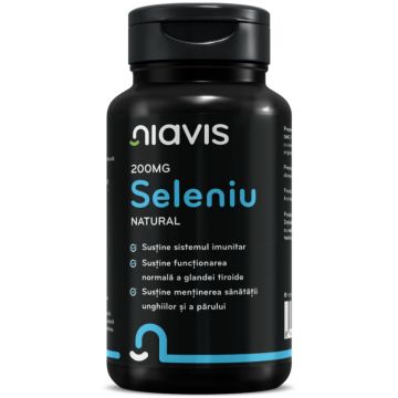 Seleniu natural 200mg, 60 capsule, Niavis