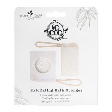 Set 2 bureti de baie ecologici exfolianti, 1 bucata, So Eco